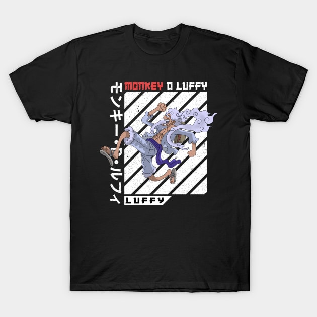 monkey d luffy T-Shirt by HokiShop